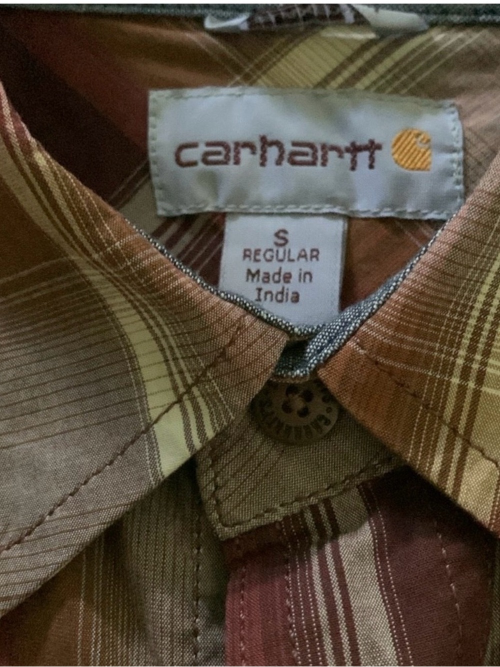 Carhartt Rugged Flex Relaxed Fit
Long- Sleeves Snap-Front Plaid Shirt - Picture 6 of 8